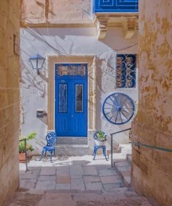 Valletta Streets paint by numbers