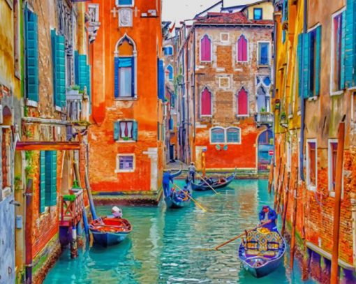 Beautiful Cities In Italy paintby numbers