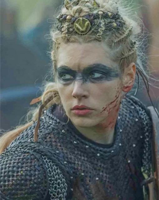 Lagertha Vikings paint by numbers