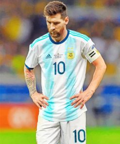 Lionel Messi The Argentinian Legend paint by numbers