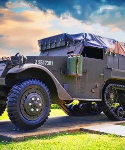 Military Vehicle World War Army paint by numbers