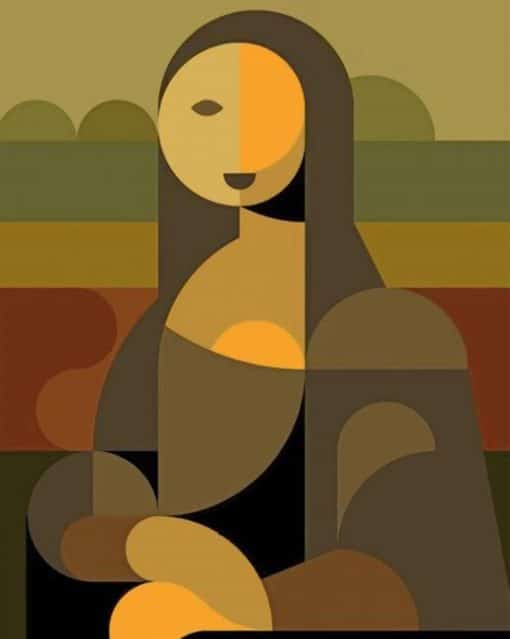 Mona Lisa Pop Art paint by numbers