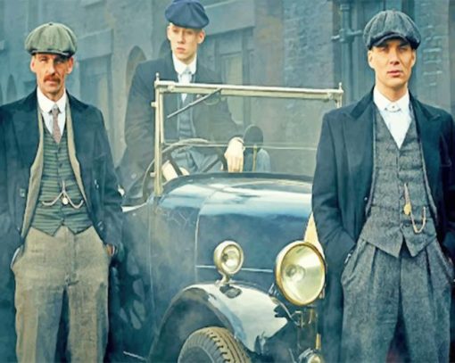 Peaky Blinders Family paint by numbers