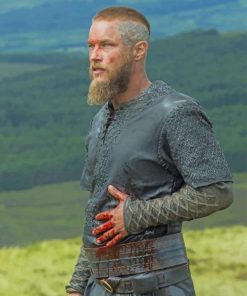 Ragnar Lothbrok Vikings paint by numbers