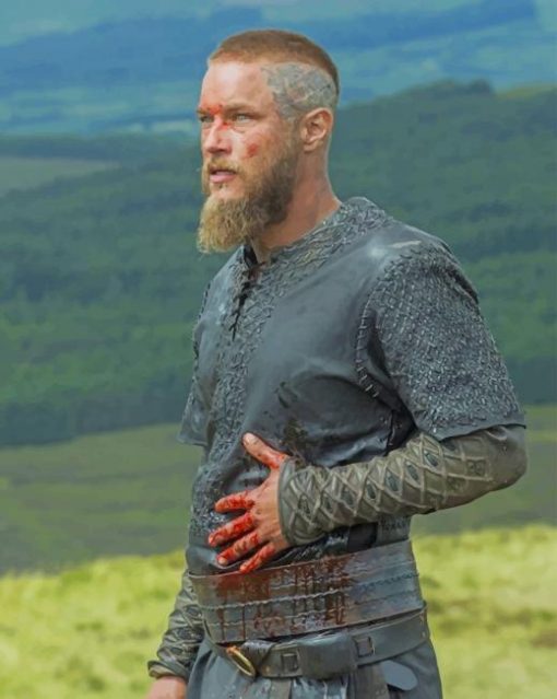 Ragnar Lothbrok Vikings paint by numbers