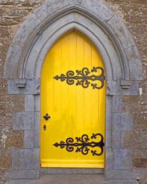 Yellow Door paint by numbers