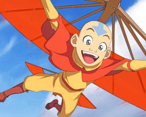 Aang The Last Airbender paint by numbers