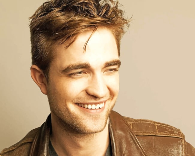 Actor Robert Pattinson paint by numbers