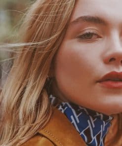 Actress Florence Pugh paint by numbers