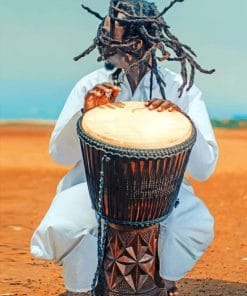 African Music Traditions paint by numbers