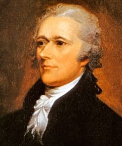 Alexander Hamilton Art paint by numbers