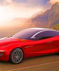 Alfa Romeo Gloria Concept paint by numbers