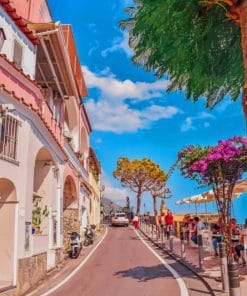 Amalfi Coast Italy paint by numbers