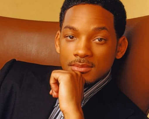 American Actor And Artist Will Smith paint by numbers