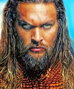 Aquaman Jason Momoa Paint By Numbers