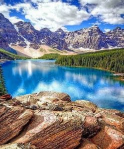 Banff National Park Canada paint by numbers