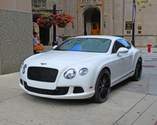 Bentley Continental GT paint by numbers