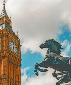 Big Ben In London paint by numbers