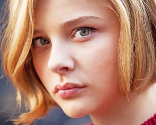 Chloe Grace Moretz Greta Actress paint by numbers