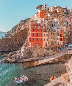 Cinque Terre National Park Italy paint by numbers