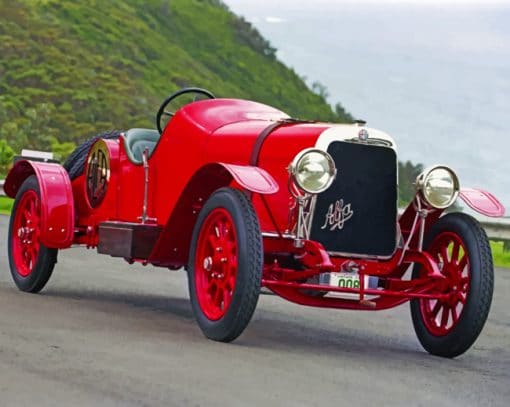 Classic Alfa Romeo G1 Car paint by numbers