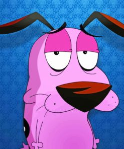 Courage The Cowardly Dog paint by numbers