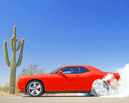 Dodge Challenger SRT8 Car paint by numbers