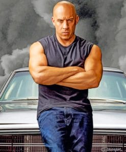 Dominic Toretto Character paint by numbers paint by numbers