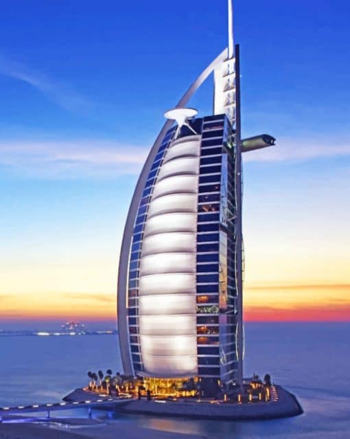 Dubai Tower Paint By Numbers