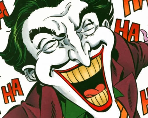 The Evil Smile Of Joker Paint By Numbers