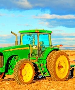 Farmlands Tractor paint by numbers