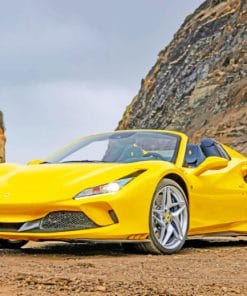 Ferrari F8 Spider Car paint by numbers