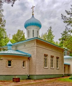 Finland Temples Church Of Orthodox Porvoo paint by numbers