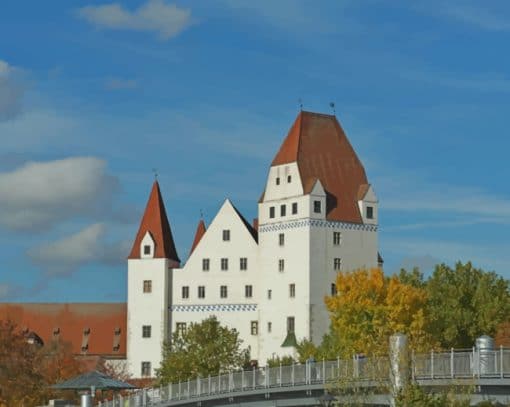 Germany Castles Ingolstadt Bavaria paint by numbers