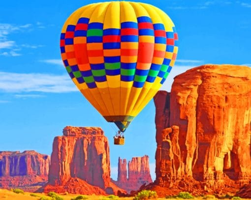 Hot Air Balloon Paint By Numbers