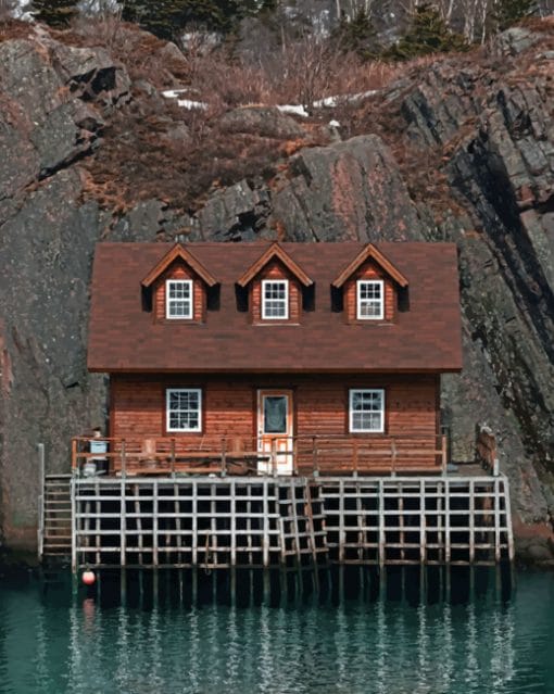 House Built On Sea paint by numbers