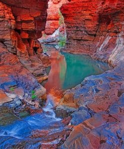 Karijini National Park Australia paint by numbers