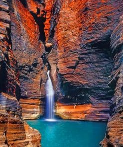 Karijini National Park painnt by numbers