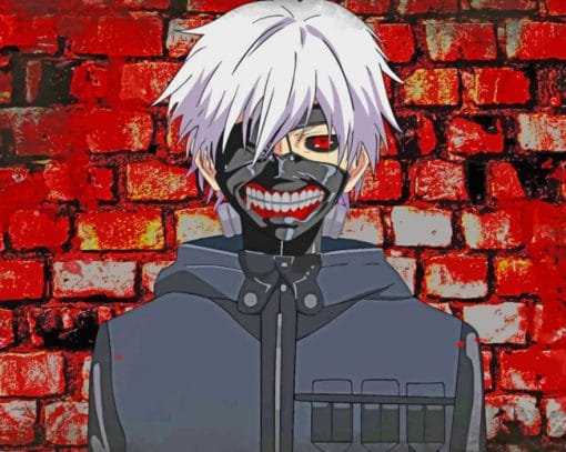 Ken Kaneki Character paint by numbers