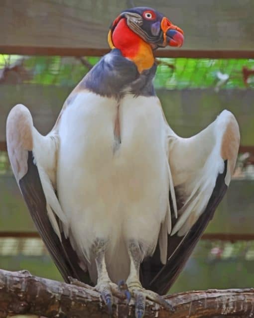 King Vulture paint by numbers