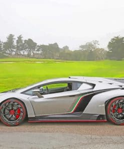 Lamborghini Veneno Car paint by numbers