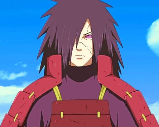 Madara Uchiha Anime Character paint by numbers