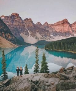 Moraine Lake Canada paint by numbers