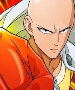 One Punch Man paint by numbers