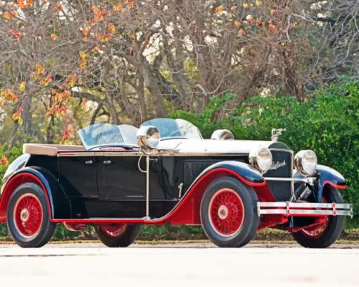 Packard Custom Eight Torpedo Phaeton paint by numbers