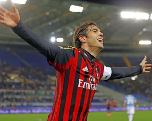 Ricardo Kaka In Ac Milan paint by numbers