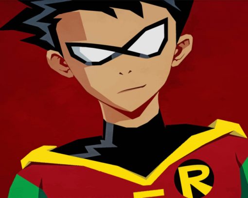 Robin The Hero Kid paint by numbers