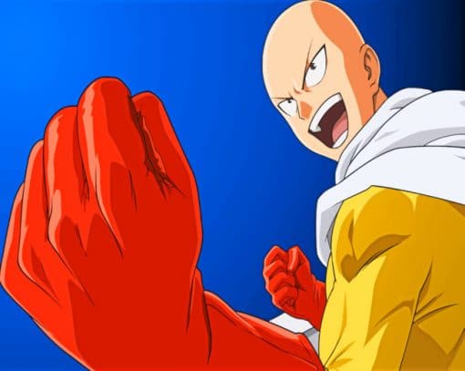 Saitama One Punsh Man paint by numbers