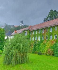 Slovenia Nazarje Vrbovec Castle paint by numbers