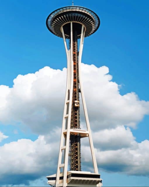 Space Needle In Seattle Paint By Numbers